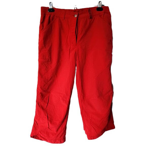 Vaude Farley Women Capri Pants, size 40, colour Red - Picture 1 of 8